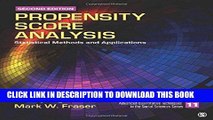 [FREE] Download Propensity Score Analysis: Statistical Methods and Applications (Advanced