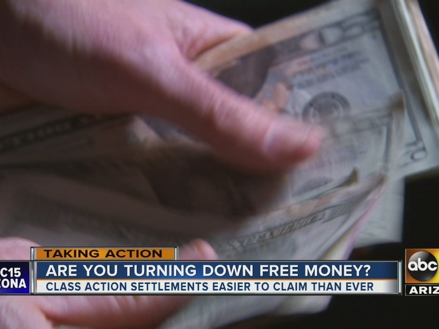 ⁣Those class-action lawsuits mean free money
