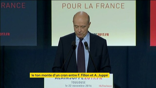 Primaire de la droite : Les soutiens d'extrême droite arrivent en force en faveur de Fillon, affirme Juppé