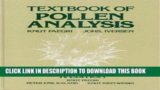 Best Seller Textbook of Pollen Analysis Free Download