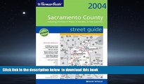 Best books  Thomas Guide 2004 Sacramento County Street Guide: Including Portions of Placer and El