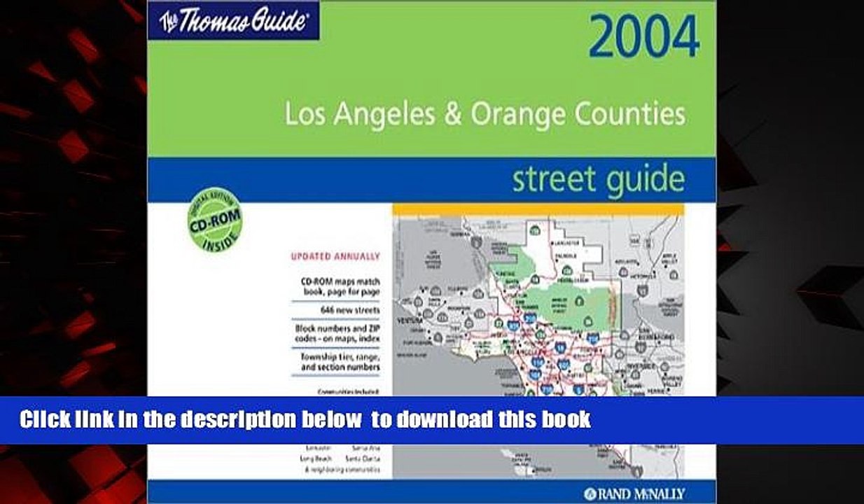 Read books  Thomas Guide 2004 Los Angeles and Orange Counties: Street Guide and Directory (Los