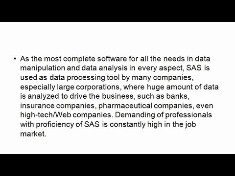 Statistical Analysis System Online Training By MaxMunus