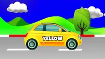Learn Colors with Cars and Trucks for Kids Teach Colours Street Vehicles Animated Surprise Eggs