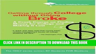 [PDF] Mobi Getting Through College without Going Broke: A crash course on finding money for