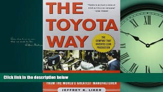 FAVORIT BOOK The Toyota Way: 14 Management Principles from the World s Greatest Manufacturer BOOK