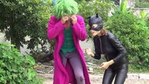 HORROR SPIDERS eating Frozen Elsa vs Spiderman Baby Pink SpiderGirl Joker  part 1