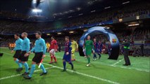 PES2017 UEFA Champions League 1st round 2nd leg F.C.Barcelona×S.L.Benfika