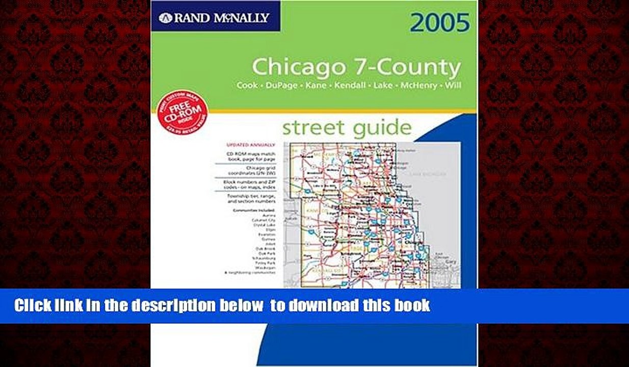 Best books  Rand McNally 2005 Chicago 7-County Street Guide: Cook, Dupage, Kane, Kendall, Lake,