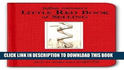 [PDF Kindle] Little Red Book of Selling: 12.5 Principles of Sales Greatness Audiobook Free