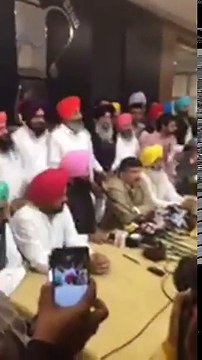 Press Conference LIVE - Bains brothers join AAP _ Gurpreet Ghuggi _ Sanjay Singh _ Part 1