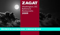 liberty book  Zagatsurvey 2009 Washington, DC Baltimore Restaurants (Zagatsurvey: Washington