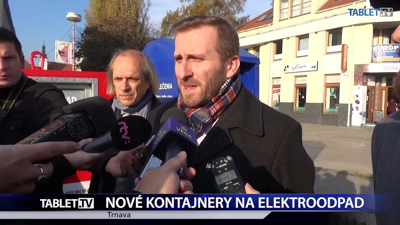 Do červeno-bielych kontajnerov môžu Trnavčania vhadzovať elektroodpad