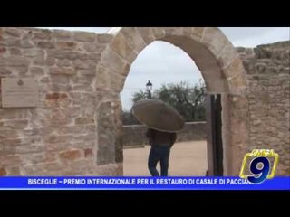 Bisceglie | Premio internazionale per il restauro di Casale di Pacciano