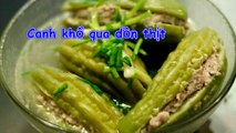 Cách làm canh khổ qua dồn thịt