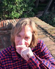 Nuria Fergó: durante la grabación del cortometraje "Andersen and the Jinn"