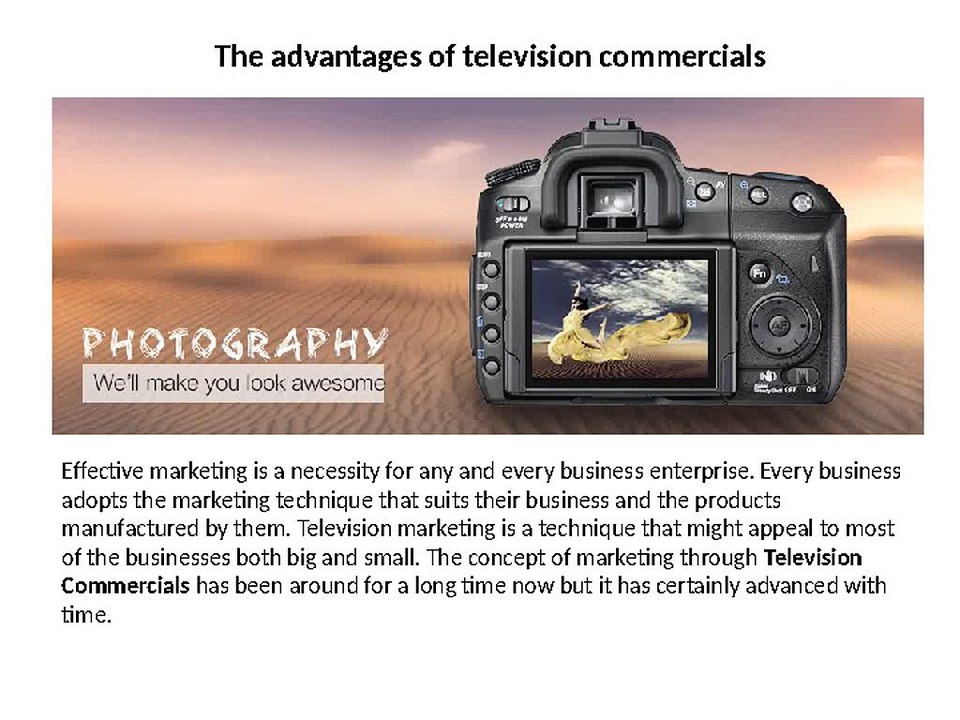 Television Commercials | Tv Commercial Advertising