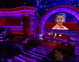 Genius kid like a computer machine