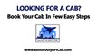 Easy Steps for Taxi, Cab Booking For Boston Logan International Airport