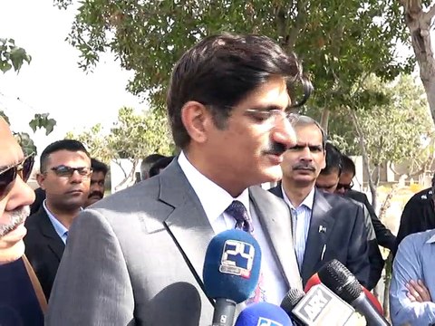 CM Sindh SYED MURAD ALI SHAH offers Dua at Mazar of Jameeluddin Ali...MEDIA TALK 23rd Nov 2016
