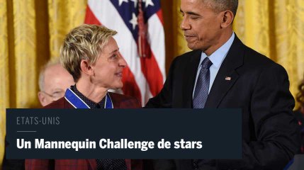 Un Mannequin Challenge de stars à la Maison Blanche