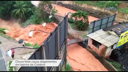 Download Video: Chuva forte em Colatina causa alagamentos