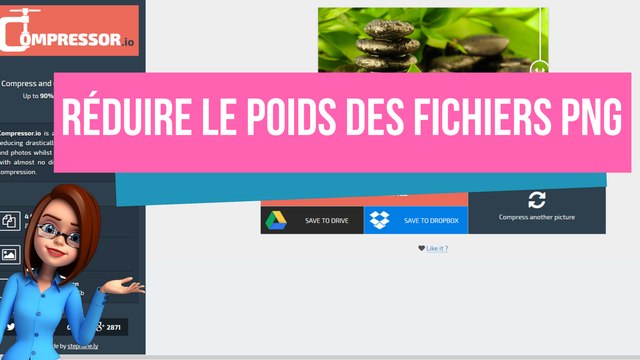Astuce pour réduire le poids des fichiers PNG facilement