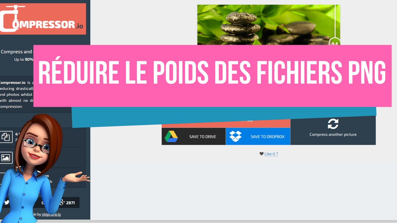 Astuce pour réduire le poids des fichiers PNG facilement