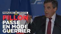 Fillon passe en mode guerrier lors de son meeting à Lyon