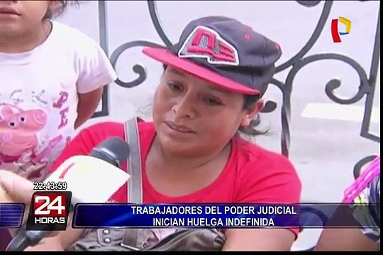 Trabajadores del Poder Judicial inician huelga indefinida