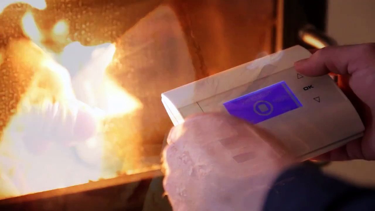 exodraft chimney fan - removes 80% of the smoke particles in the living room