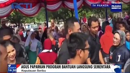 Agus Paparkan Program Bantuan Langsung Sementara di Kepulauan Seribu