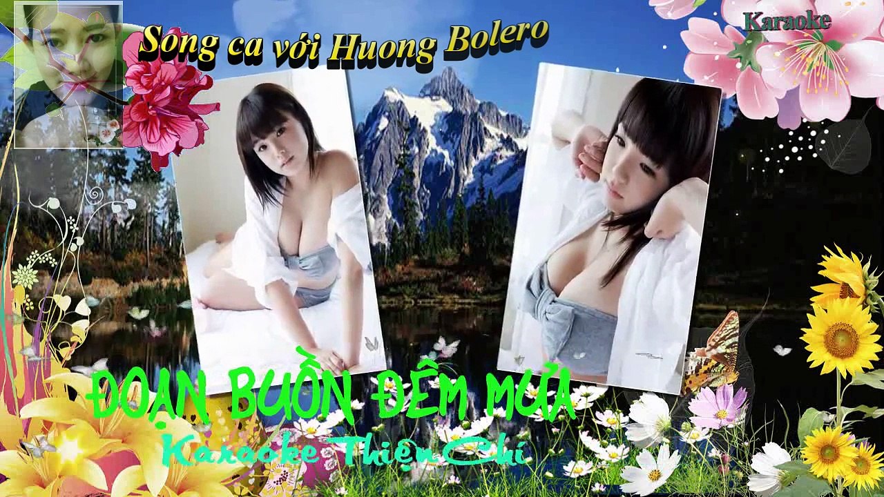Karaoke Đoạn Buồn Đêm Mưa_ Song ca với Huong Bolero
