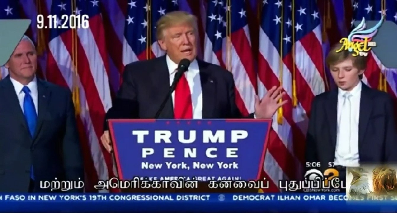 தேவன் Donald J. டிரம்ப்பை வெற்றி பெற செய்தார் DONALD TRUMP PRESIDENT OF USA TAMI