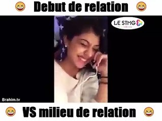 Début de relation vs milieu de relation