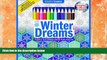 READ book Winter Dreams Christmas Adult Coloring Book Set With Colored Pencils, Pencil Sharpener
