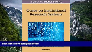 Buy NOW  Cases on Institutional Research Systems  Premium Ebooks Best Seller in USA