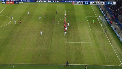 Kevin Volland scores against CSKA Moscow (1-0)