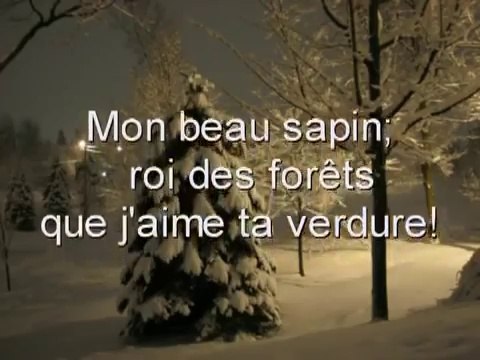 Mon beau sapin - Karaoke - Chants de Noel