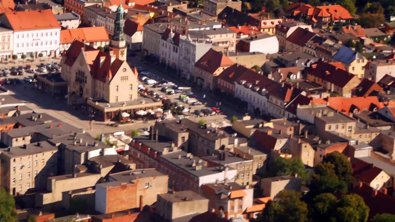 Court métrage en vue de Krotoszyn - Poland fait par un drone