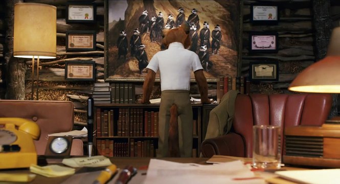 Fantastic Mr Fox - Mr Fox and Badger