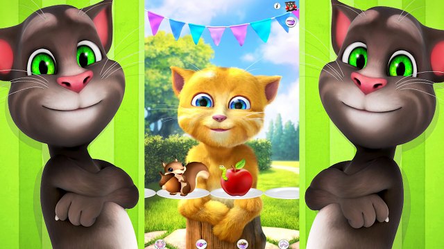 ГОВОРЯЩИЙ ДЖИНДЖЕР - ИГРА про мультфильм Говорящий Том Анджела и Друзья - видео для детей