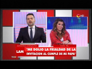 Gianinna le responde a Diego Jr