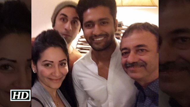 Sanjay Dutt’s BIOPIC Team- Ranbir, Raju Hirani & Manyata Dutt