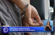 Detenidos sospechosos de vender droga en Guayaquil