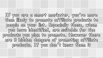 Hidden Dangers of Promoting Affiliate Products