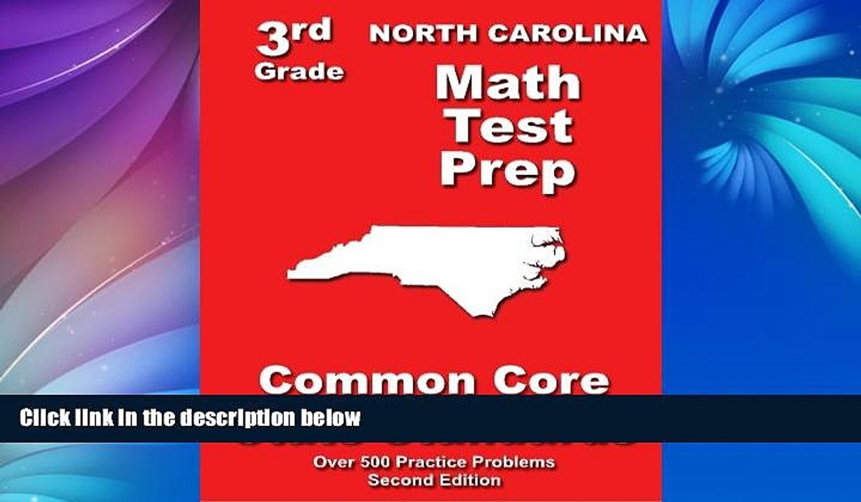 Big Sales  North Carolina 3rd Grade Math Test Prep: Common Core State Standards  Premium Ebooks