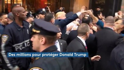 Des millions de dollars pour la protection de Donald Trump