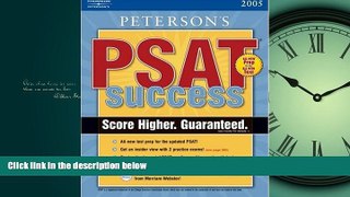 FAVORIT BOOK  PSAT Success 2005 (Peterson s Master the PSAT/Nmsq) BOOOK ONLINE