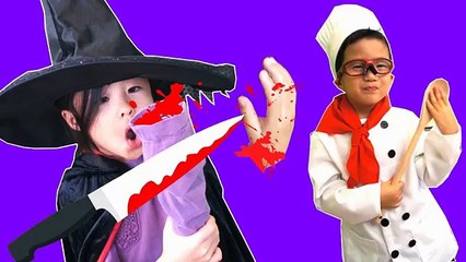 Little Heroes Witch & Cook  Witch Style Cooking Challenge with Halloween Candies